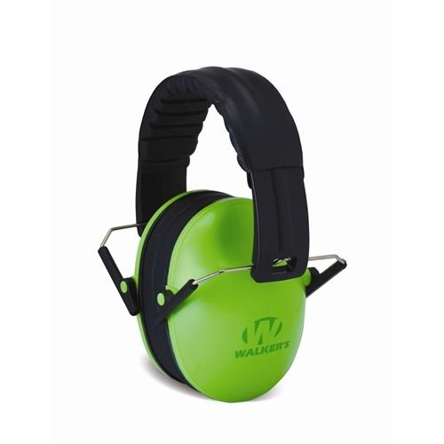 Walkers Game Ear Folding Muff for Kids - Lime Green