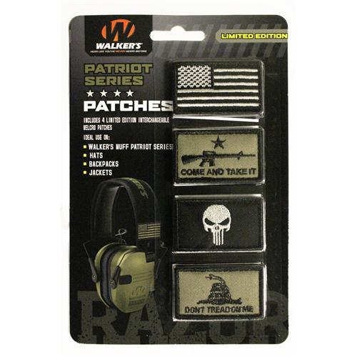 Walkers Patriot Patch Kit 4 Assorted Patches