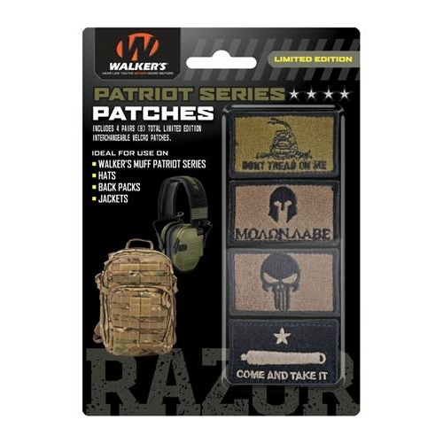 Walkers Patriot Patch Kit - 4 Assorted Patches