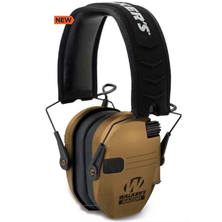 Walkers Razor Slim Patriot Electronic Muff Battle Brown