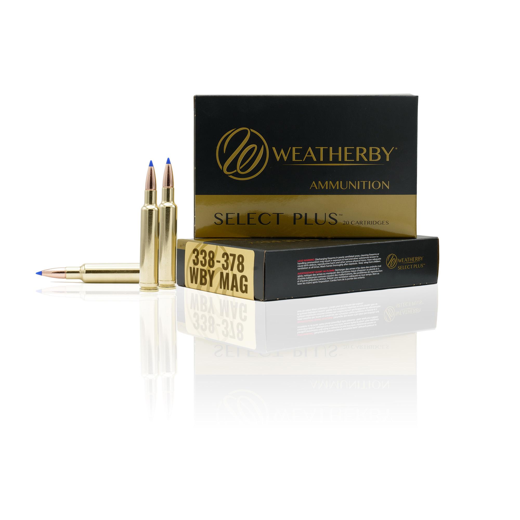 Weatherby 338-378 Wby Mag 262 Gr Hammer Select Plus