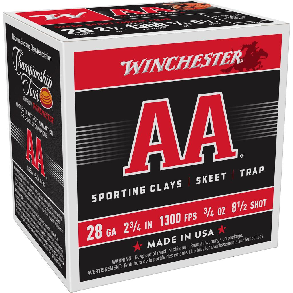 Winchester Aa Super Sport 28GA 2-3/4 3/4OZ 8.5 Shot 25 Rd