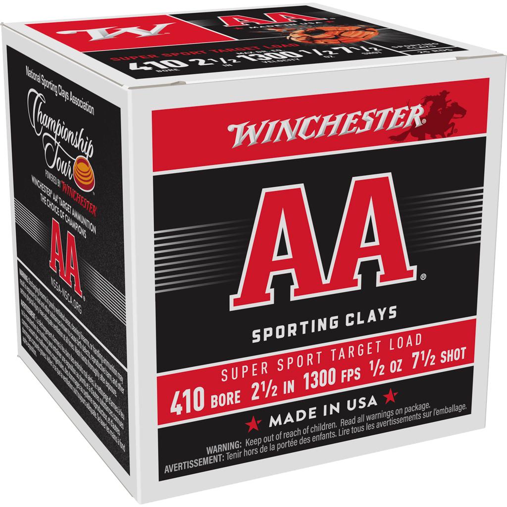 Winchester Aa Super Sport 410GA 2.5 1/2OZ 7.5 Shot 25 Rd