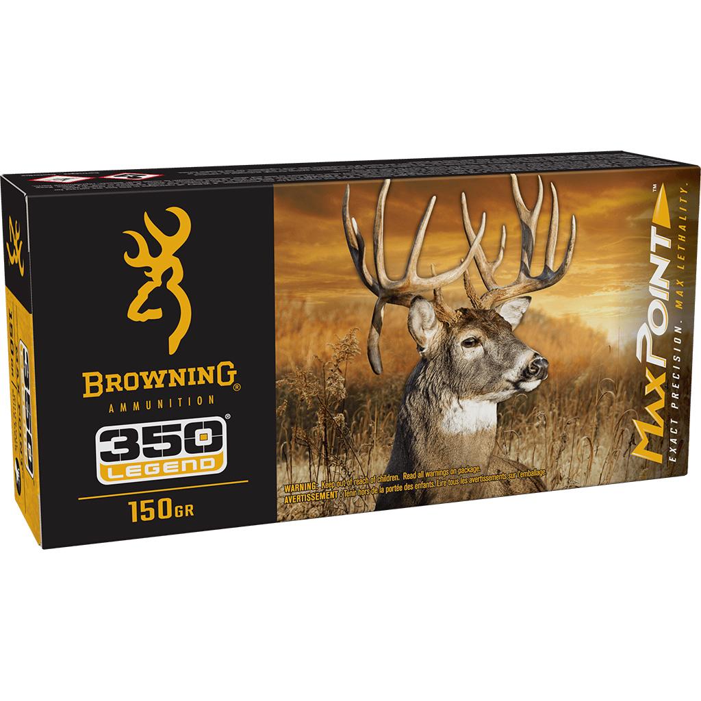 Browning Ammo 350 Legend Maxpoint 150 Gr 20 Rounds