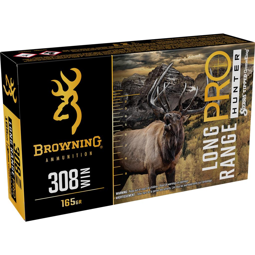 Browning Ammo 308 Win Long Range Pro Hunter 165 Gr 20/10