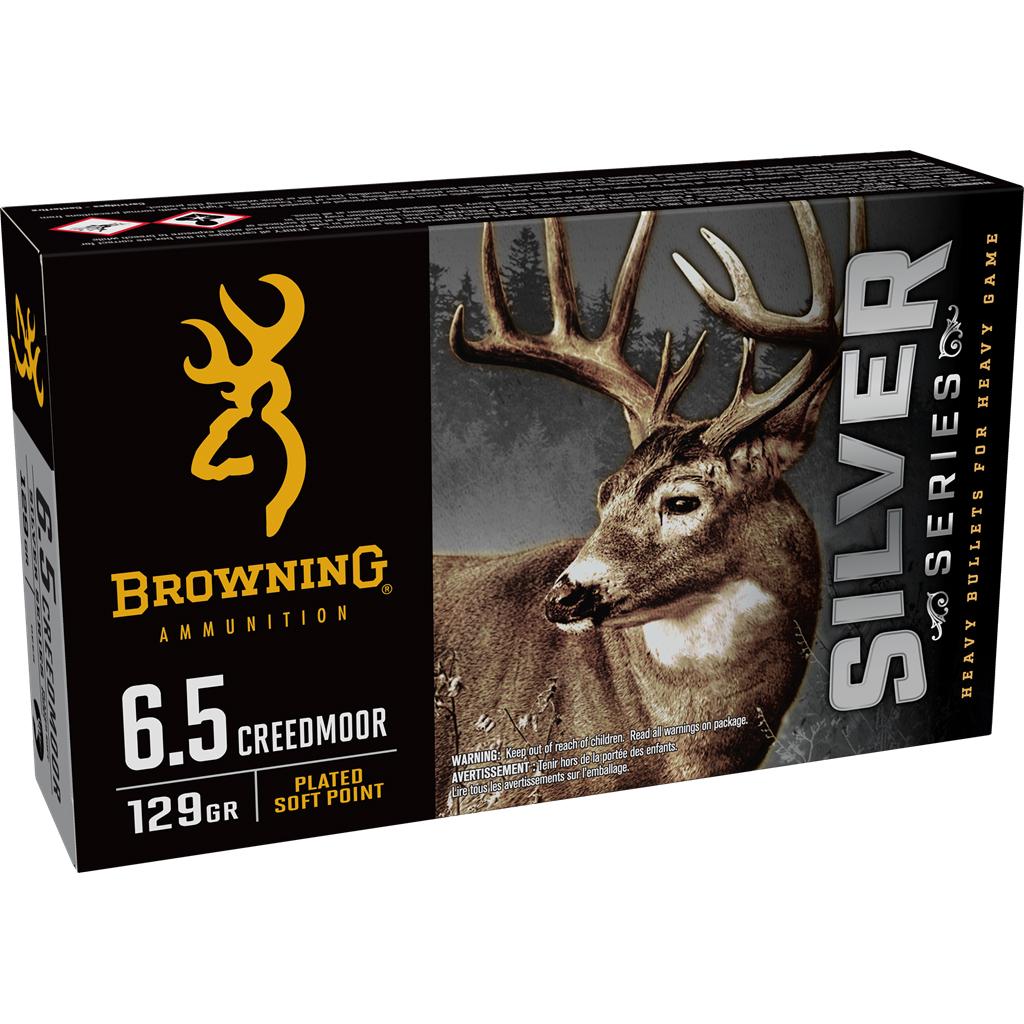Browning Ammo 6.5 Creedmoor Silver Series 129 Gr 20/10