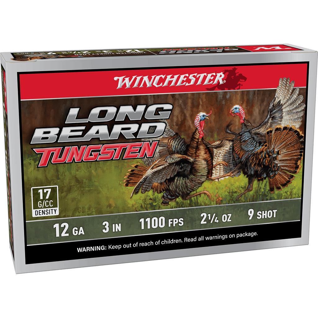 Winchester Long Beard Tungsten 12 Ga 3 9 TS17 2-1/4 Oz 5 Rds