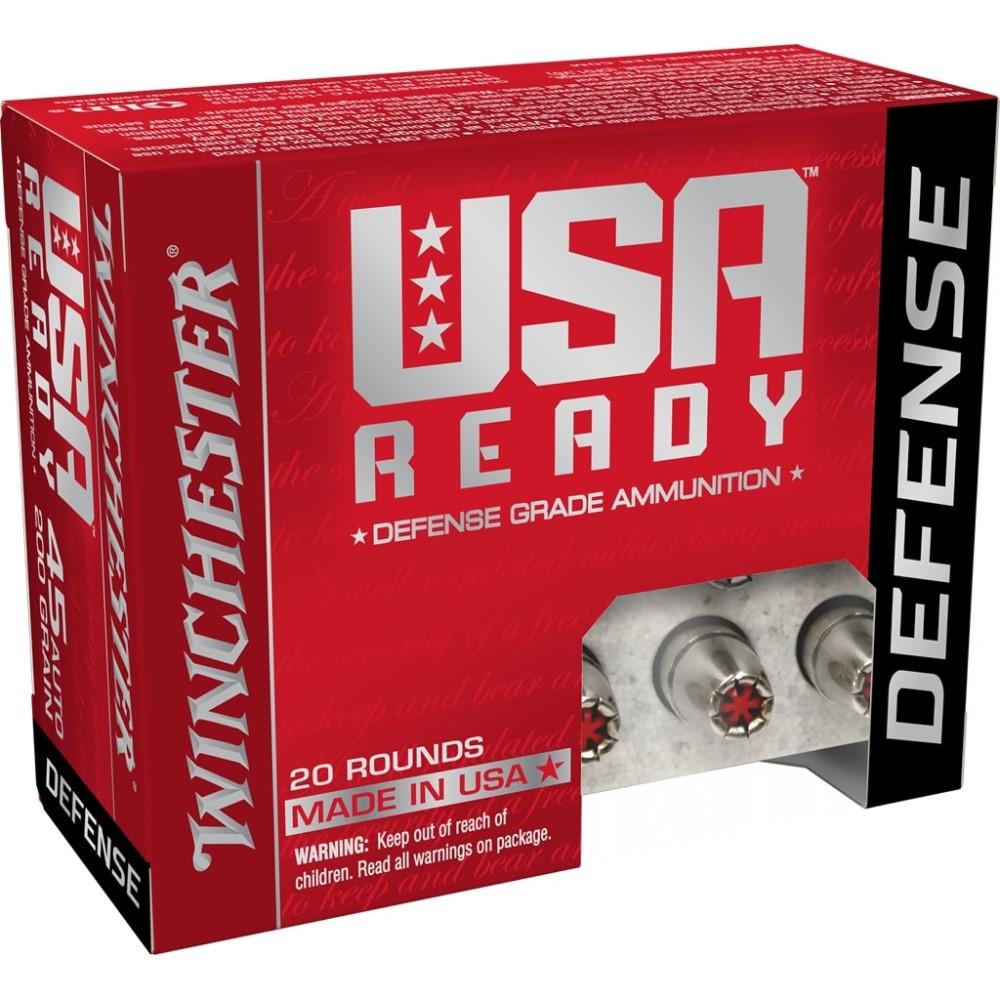 Winchester Usa Ready 45 Acp 200GR Hollow Point 20RD