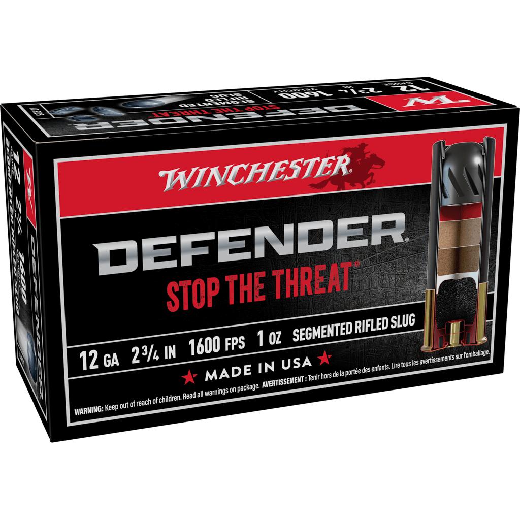 Winchester PDX1 Defender 12GA 2.75 1OZ Segmenting Slug 10RD