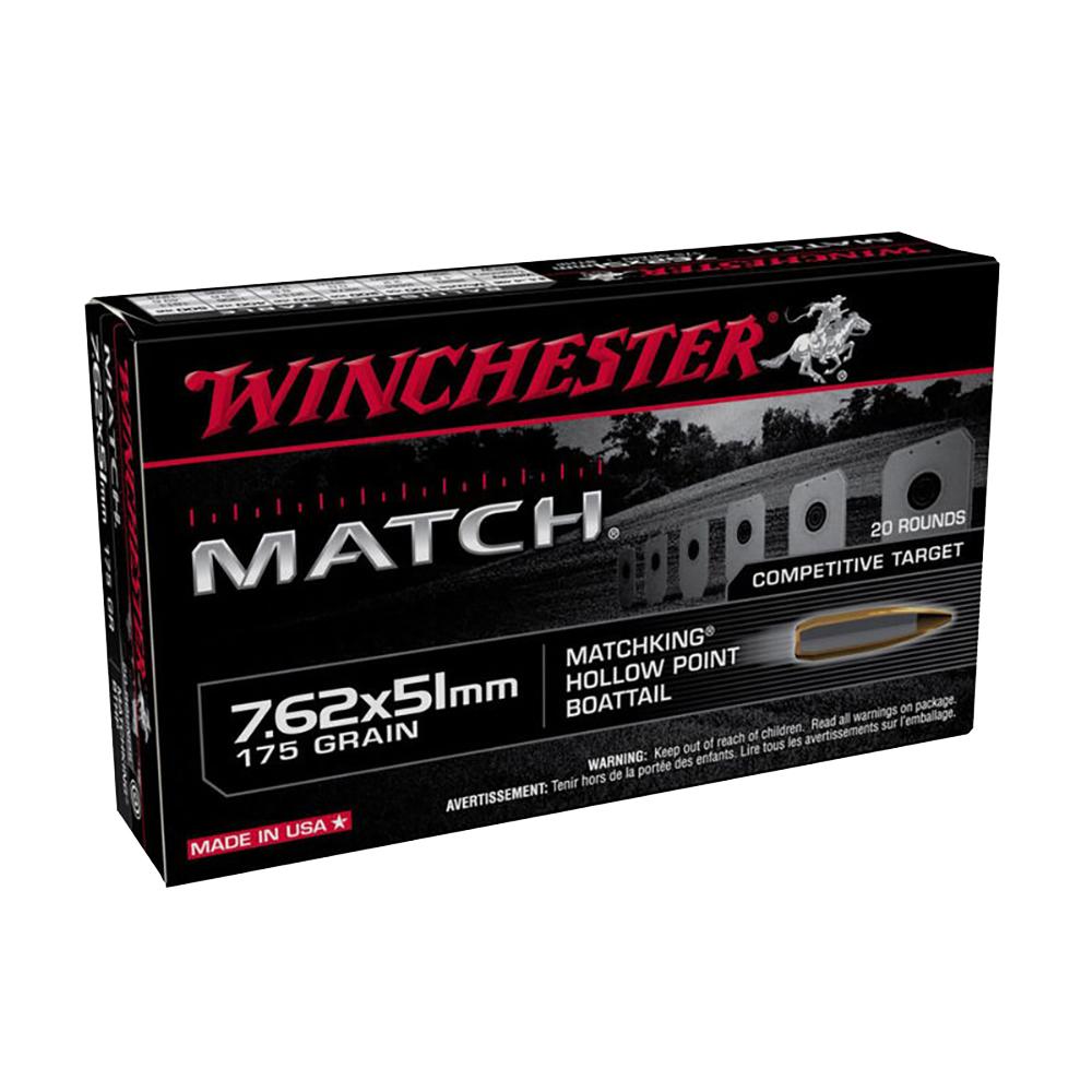 Winchester 7.62X51MM Match 175 Gr Sierra Bthp 20 Rounds