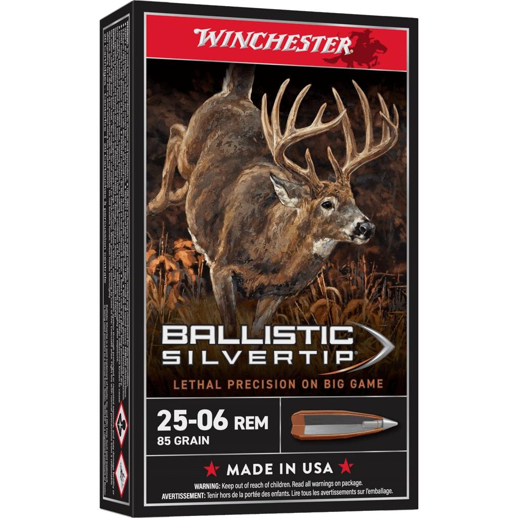 Winchester Ballistic Silvertip 25-06 Rem 85GR 20RD Box