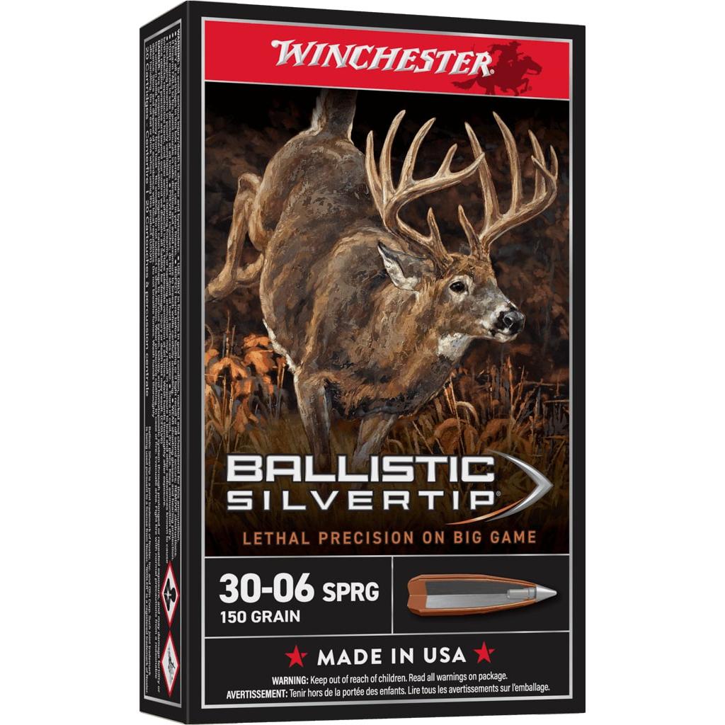 Winchester Ballistic Silvertip 30-06 Springfield 150 Gr 20 Rd