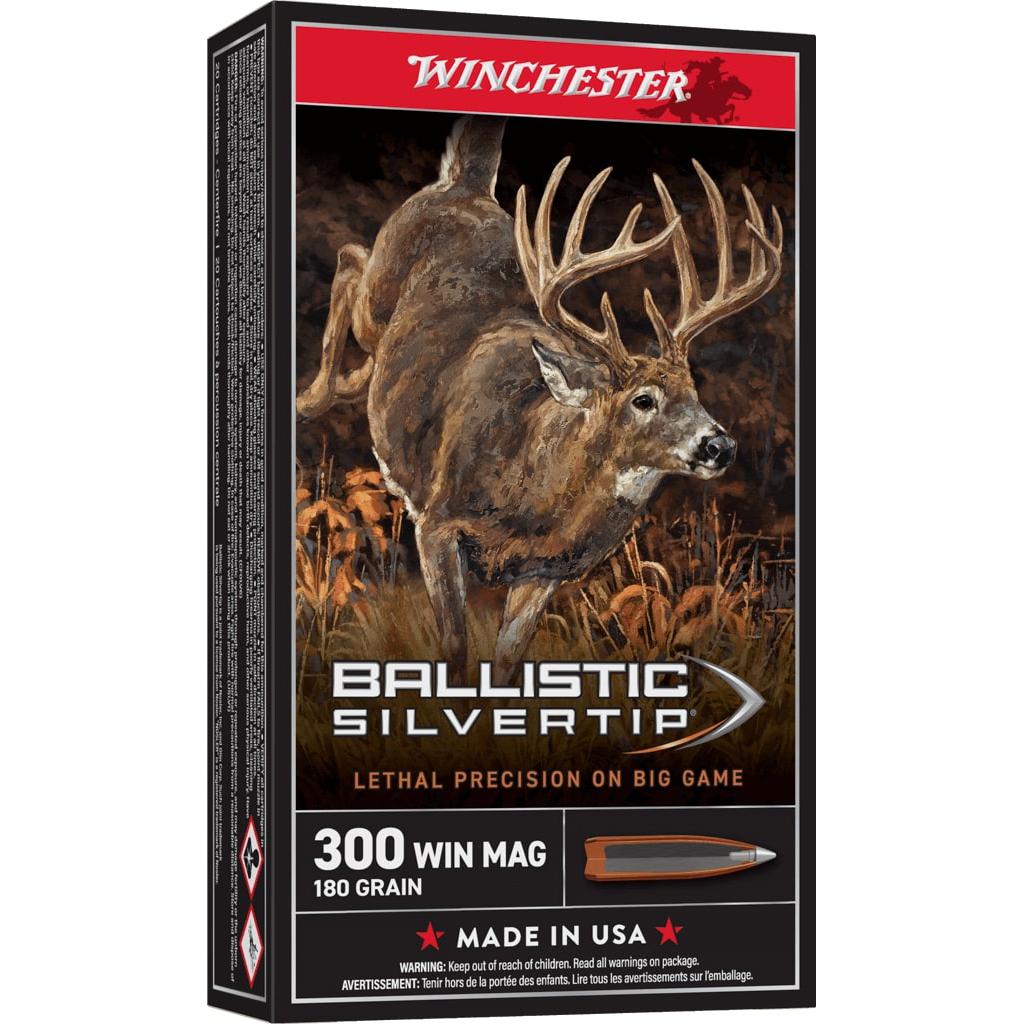 Winchester Ballistic Silvertip 300 Win Mag 180 Gr 20 Rd