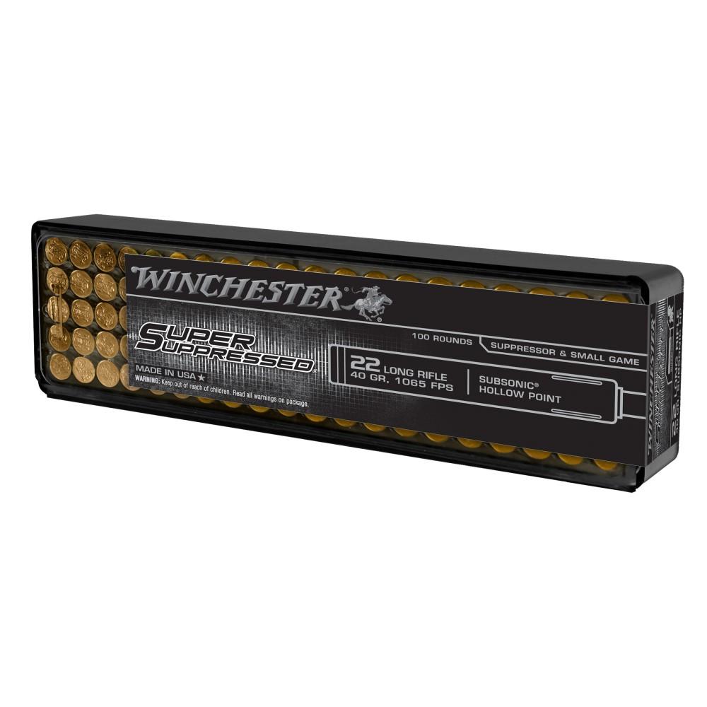 Winchester Super Suppressed .22 Lr 40GR Hp 100 Rd