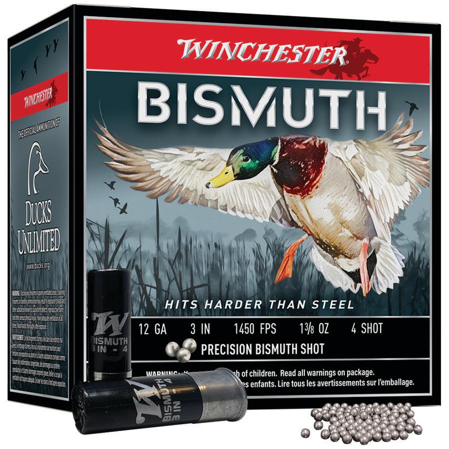 Winchester 12 Ga Bismuth 1-3/8 Oz 25 Rounds Shotshell