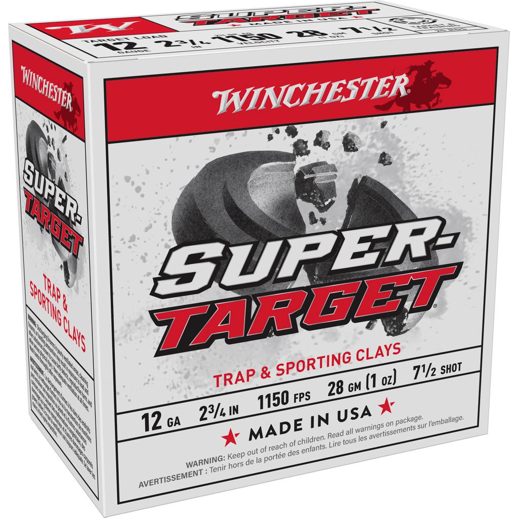 Winchester Super-target 12GA 2-3/4 1OZ 7.5 Shot 25RD