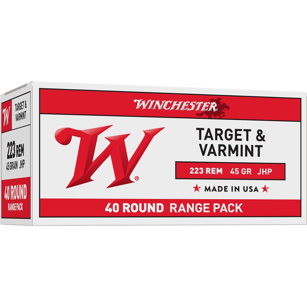 Winchester 223 Rem 45 Gr Jhp 40 Rd