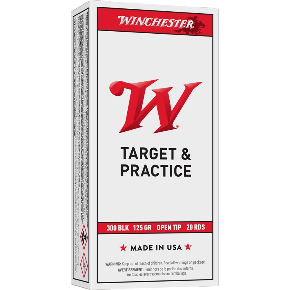Winchester Usa 300 Blackout 125 Gr Open Tip 20 Rounds Ammo