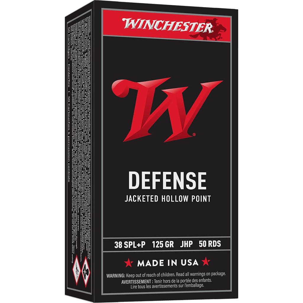 Winchester Usa 38 Special +p 125GR Jhp 50 Rd.