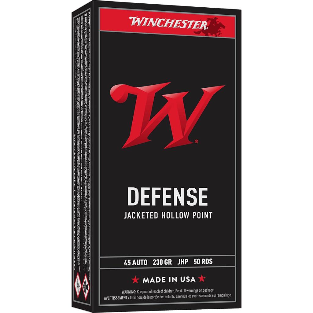 Winchester Usa 45ACP 230GR Jacketed Hollow Point 50RD
