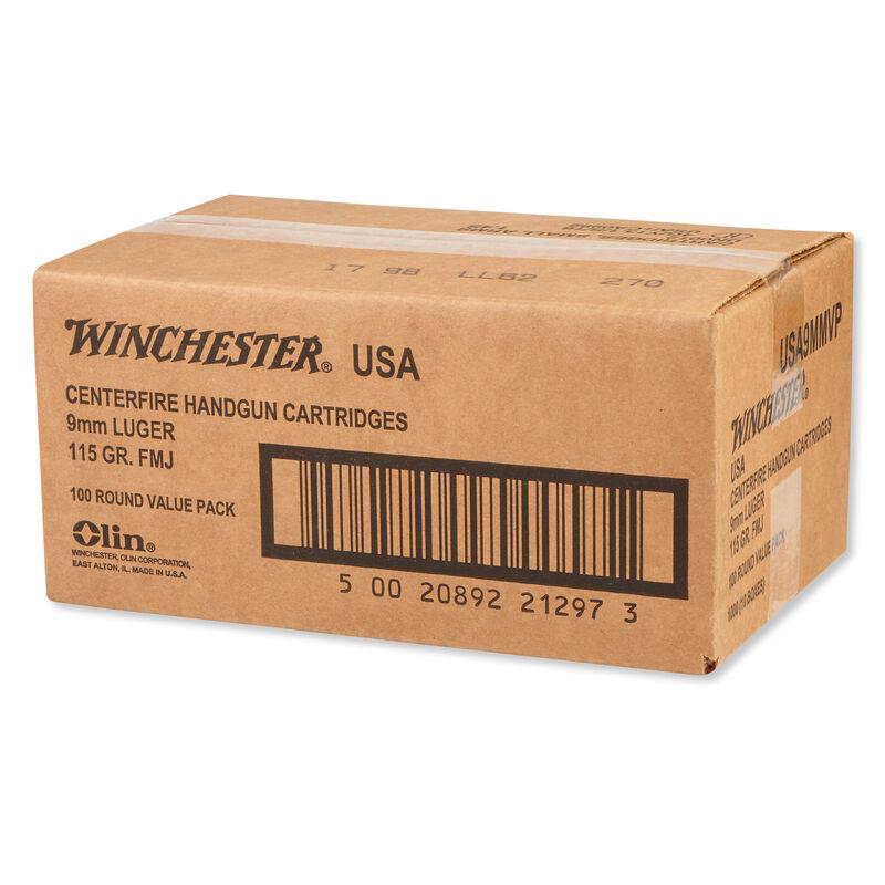 Winchester 9MM 115 Gr Fmj 1000 Rd Case