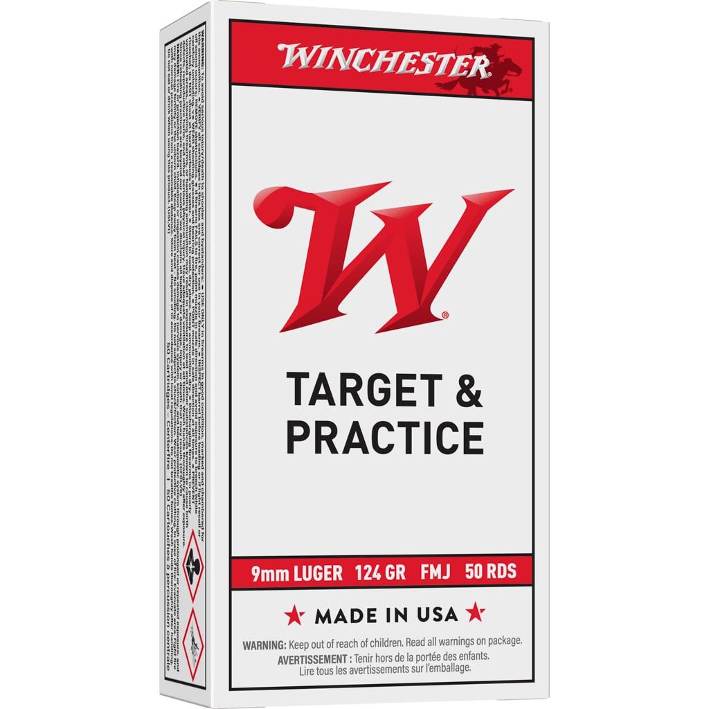 Winchester 9MM Luger 124GR Fmj 50 Rd