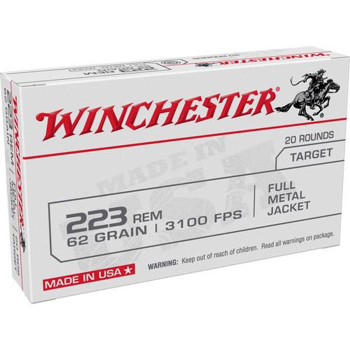 Winchester 223 Rem 62 Gr Fmj 20 Rd