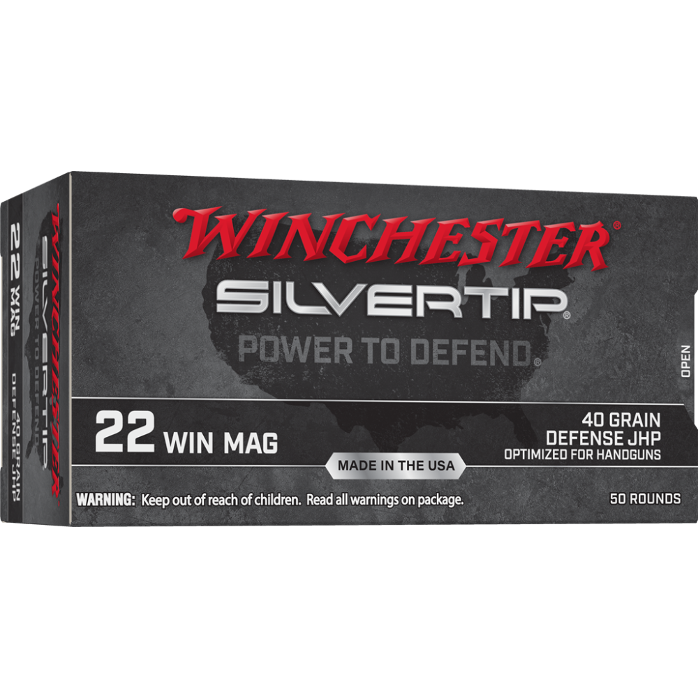 Winchester Silvertip 22 Wmr 40 Gr Jhp 50 Rounds