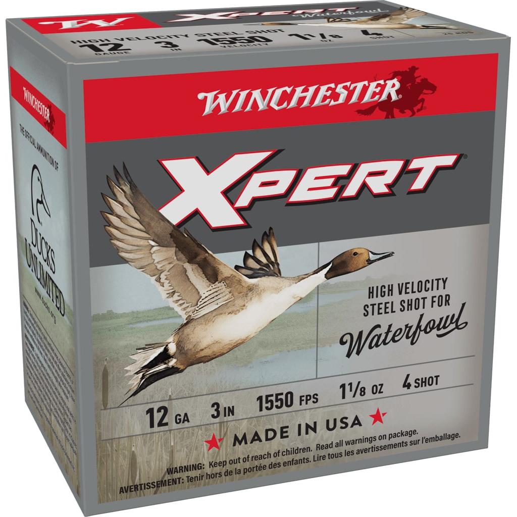 Winchester Super X Xpert Hv 12GA 3 1 1/8 Oz 4 Shot 25 Rd.