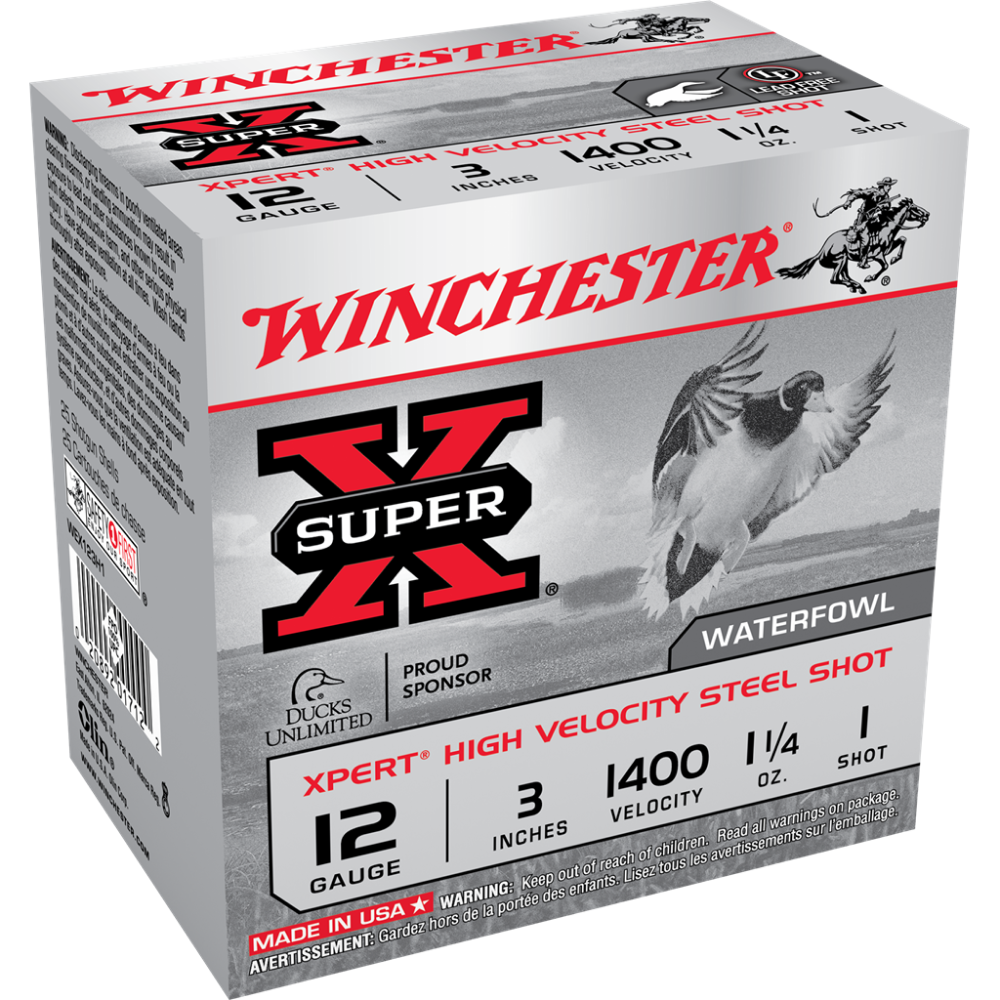 Winchester Super X Xpert 12GA 3 1 1/4 Oz 1 Shot 25 Rd