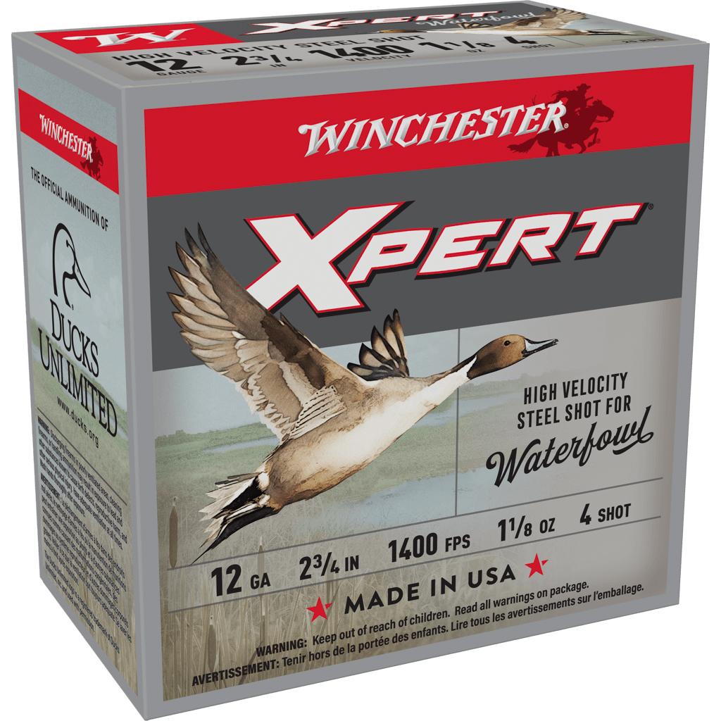 Winchester Xpert Hv Steel 12GA 2-3/4 1-1/8OZ 4 Shot 25RD