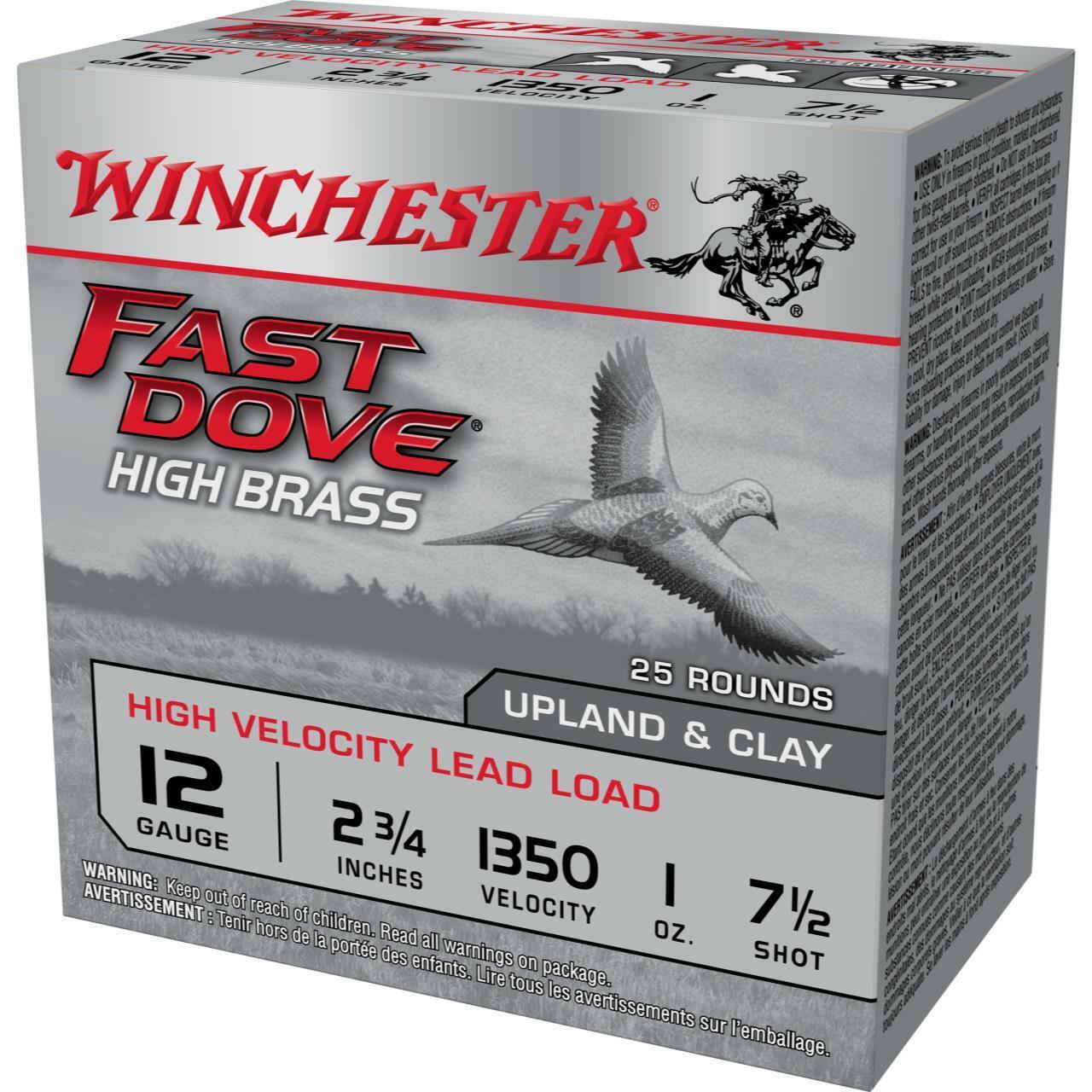 Winchester Fast Dove 12GA 2-3/4 1OZ 25RD