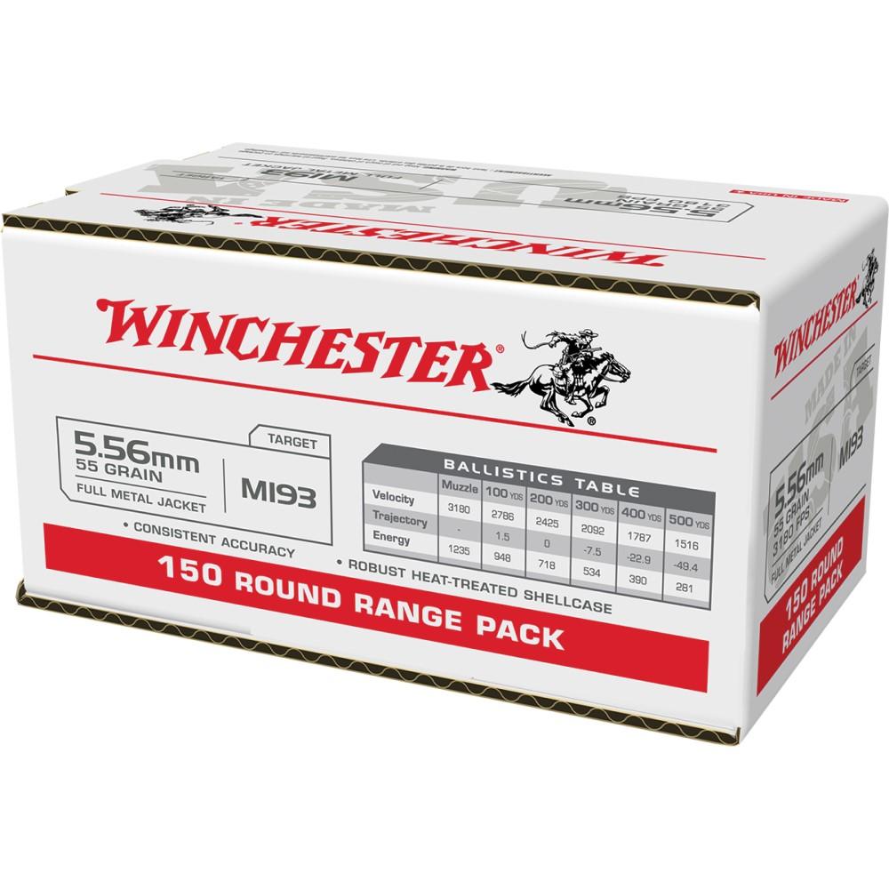 Winchester 5.56MM M193 55GR Fmj 150 Rd