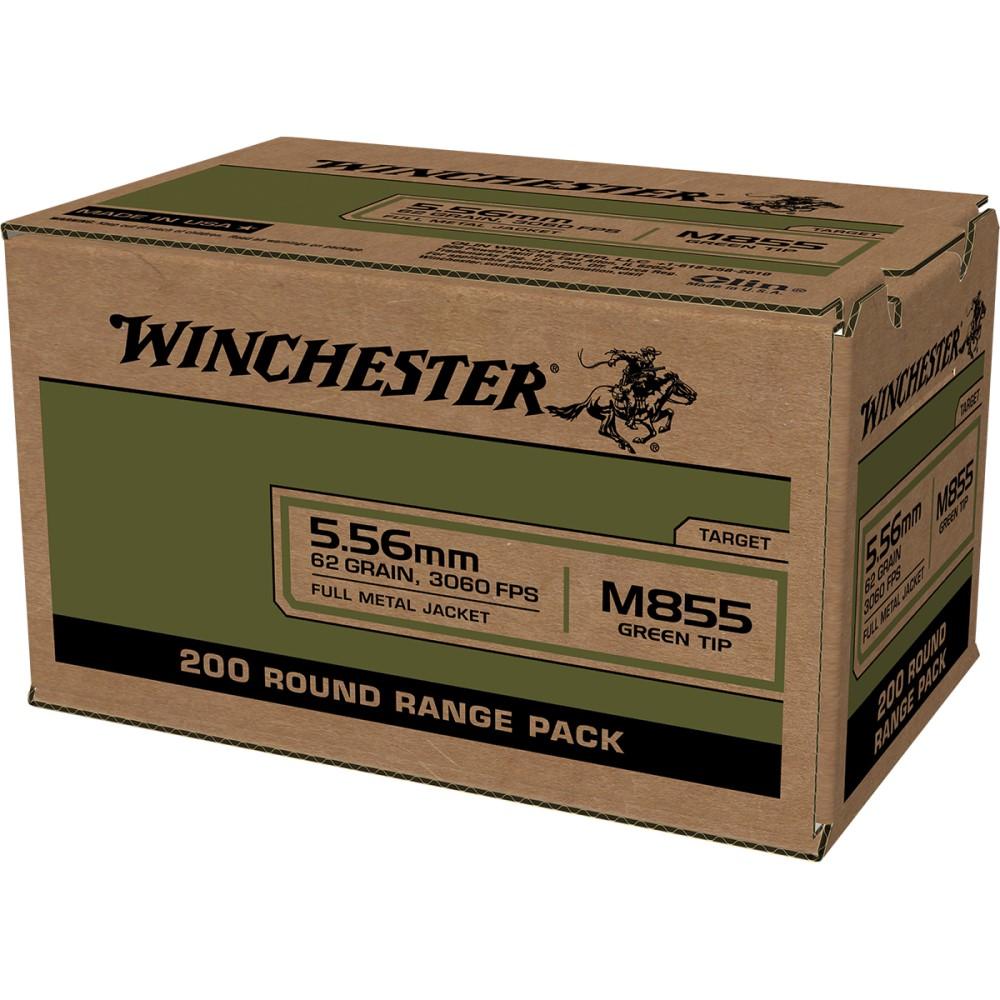 Winchester 5.56MM M855 Green Tip 62GR Fmj 200RD