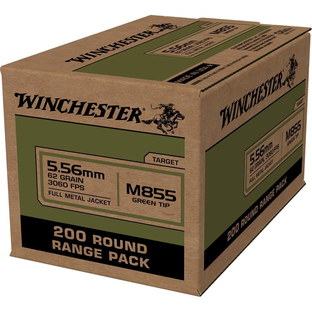 Winchester 5.56MM M855 Green Tip 62GR Fmj 200RD - Image 2