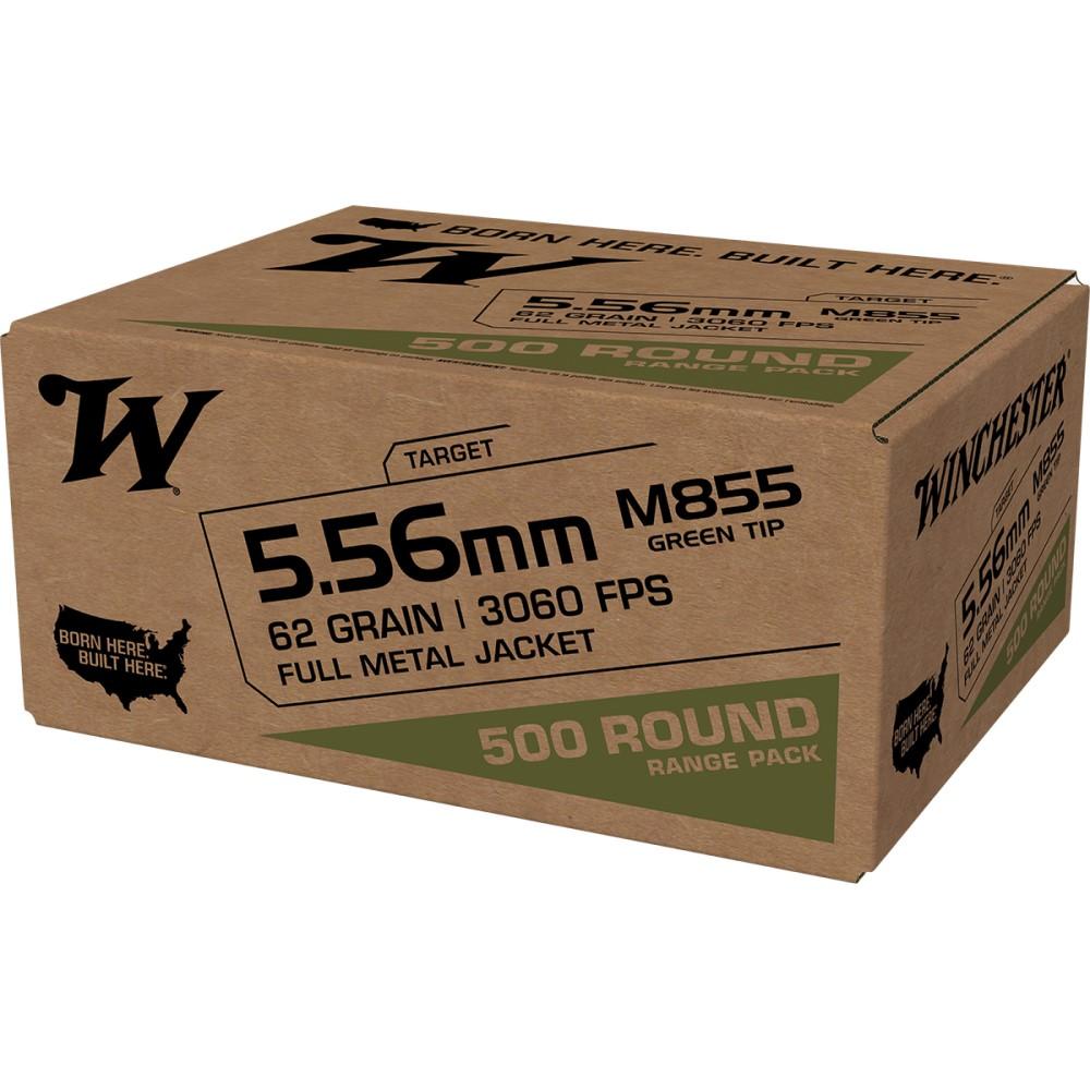 Winchester M855 5.56MM 62GR Fmj 500 Rd