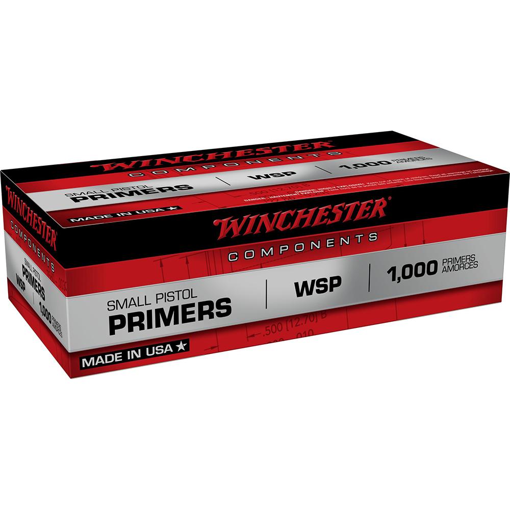 Winchester Small Pistol Primers 1000/CT