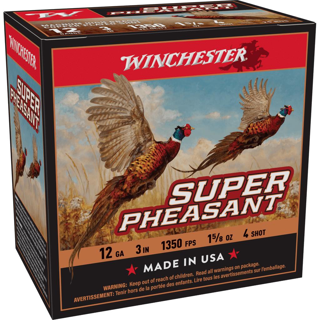 Winchester Super Pheasant 12GA 3 1 5/8 Oz 4 Shot 25 Rd