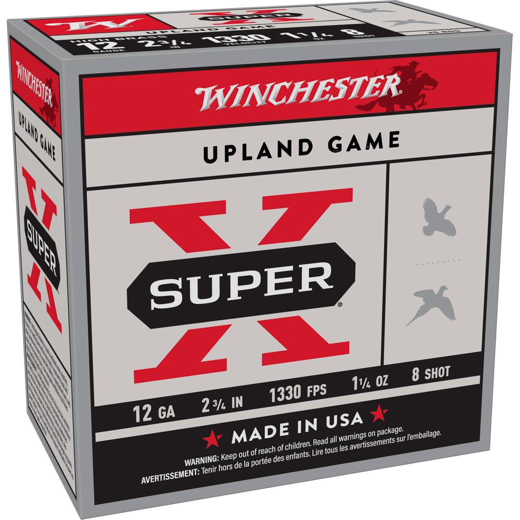 Winchester Super-x 12GA 2.75 1 1/4 Oz 8 Shot 25 Rd