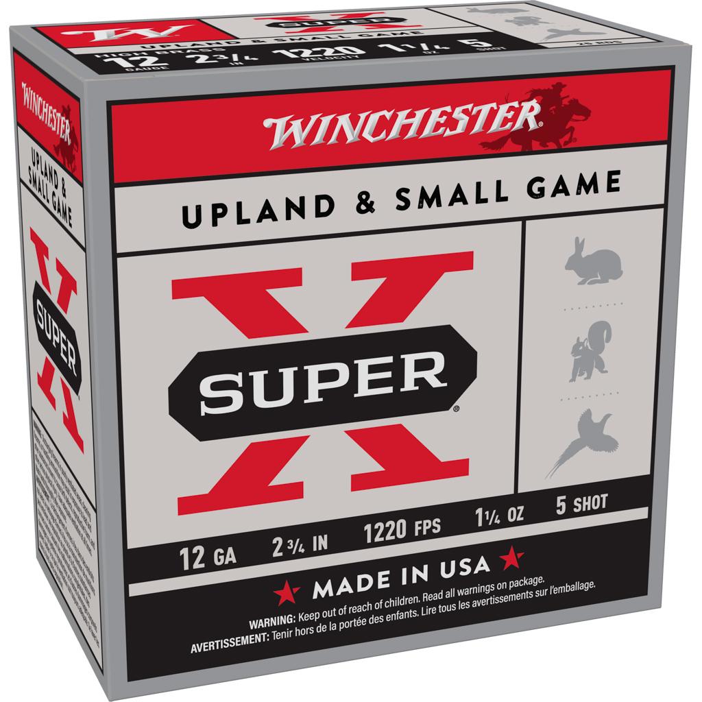 Winchester Super-x 12GA 2-3/4 1-1/4OZ 5 Shot 25 Rd