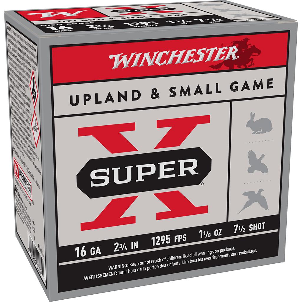 Winchester Super X 16GA 2.75 1 1/8OZ 7.5 Shot 25 Rd