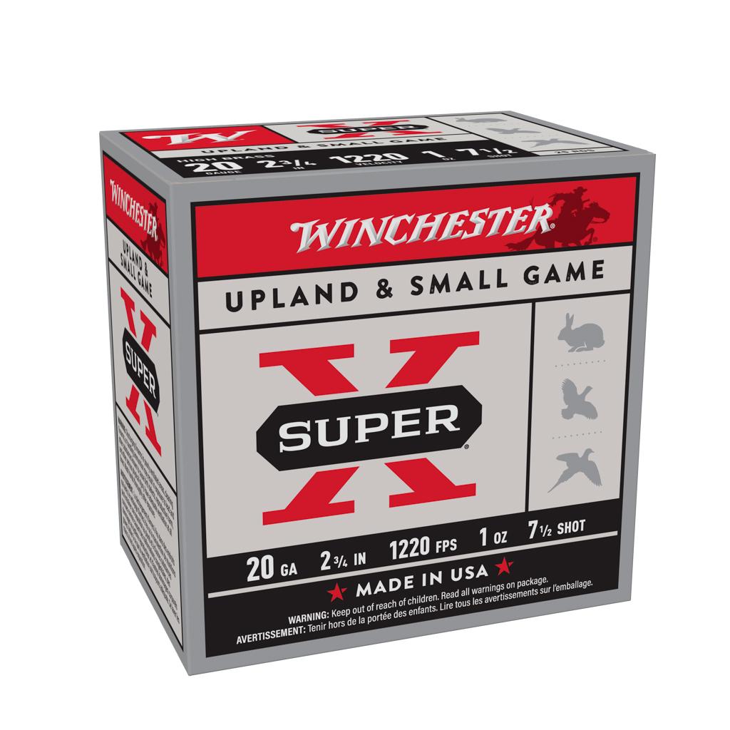 Winchester Super X 20GA 2 3/4 1OZ 7.5 Shot 25RD Box