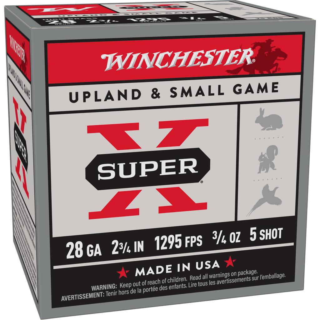 Winchester Super X 28GA 2-3/4 3/4OZ 5 Shot 25RD