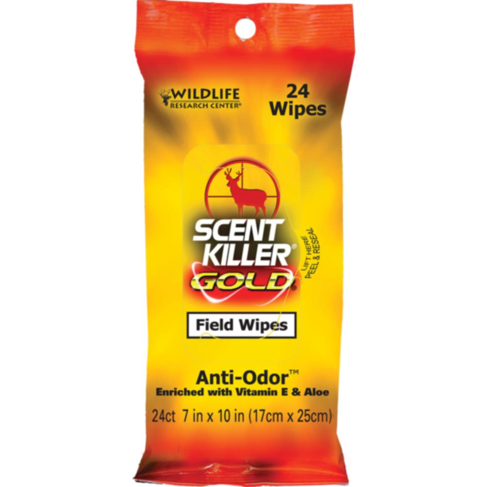 Wildlife Research Scent Killer Gold Field Wipes 24 Pack