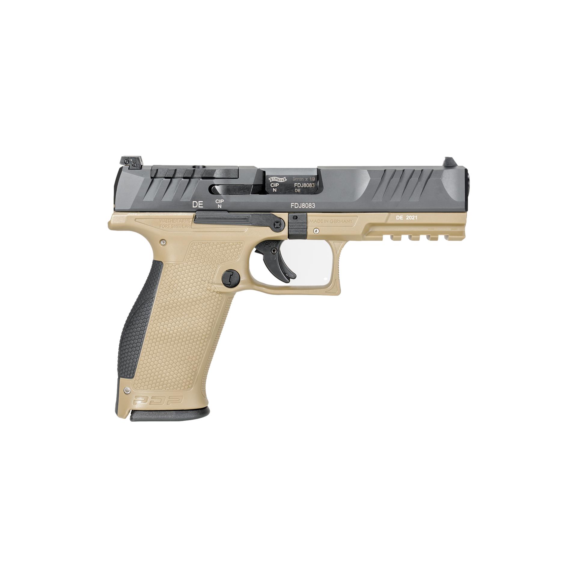 Walther Pdp 9MM 18+1 Full Size Optic Ready Tan