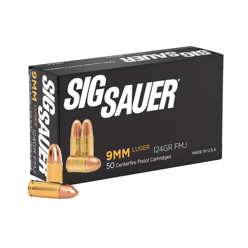 Sig Sauer Elite Ball 9MM 124GR Fmj BOX/50