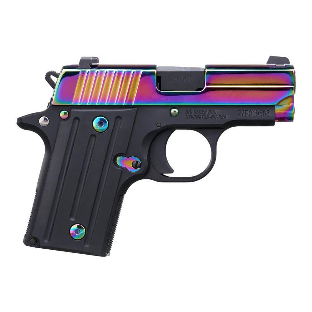 Sig Sauer P238 380 Acp 2.7 Rainbow Titanium 6+1