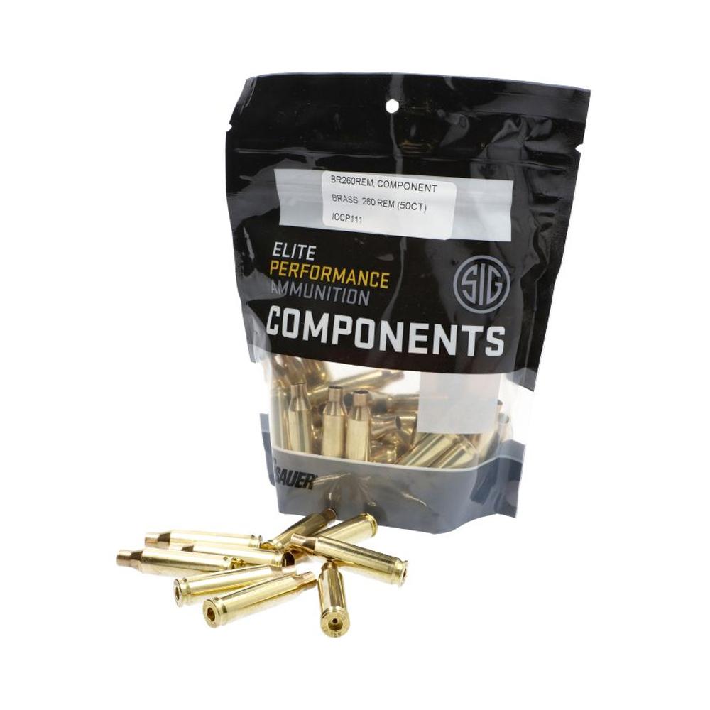 Component Brass 260 Rem 50 Ct