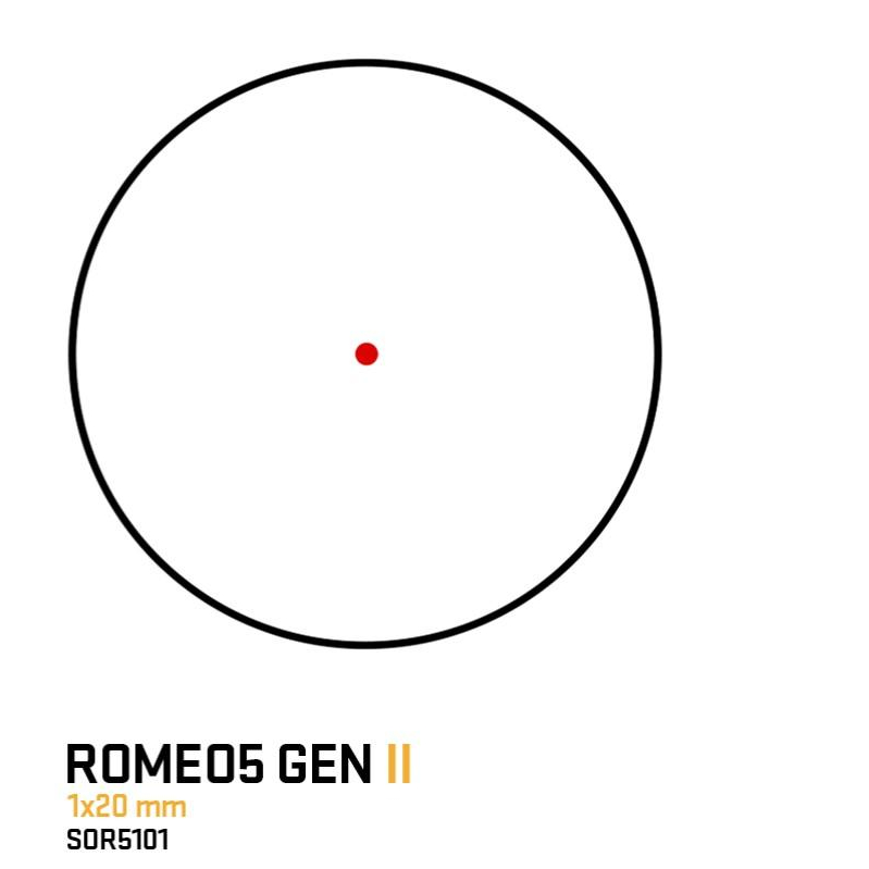 Sig Sauer ROMEO5 Gen Ii Red Dot Sight 1X20MM 2 Moa