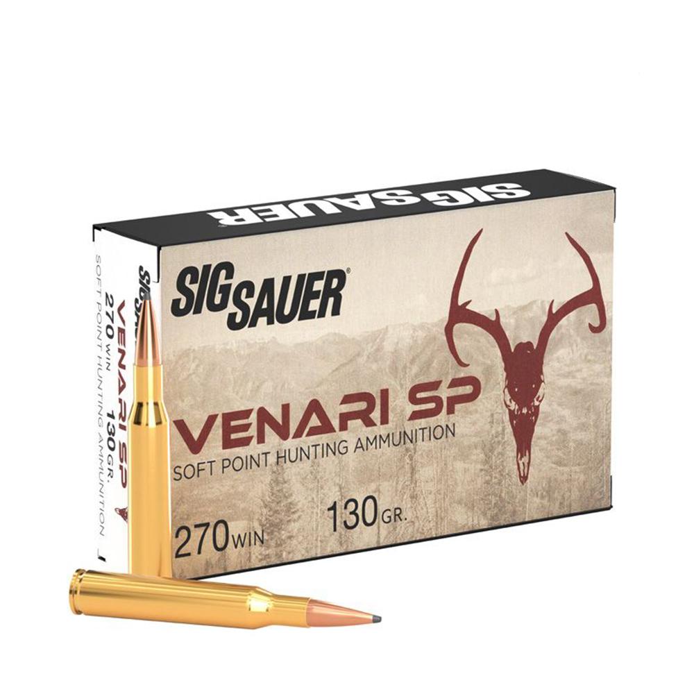 Sig Sauer Venari 270 Win 130 Gr Soft Point 20RD Box